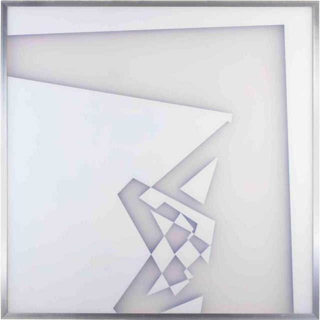Modern Renato Spagnoli, 7437, 1974, Mixed Media, Framed For Sale - Image 3 of 3