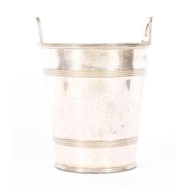 Antique Art Deco Silver-Plated Champagne Cooler attributed to Hutton Sheffield, 1920s For Sale - Image 13 of 14