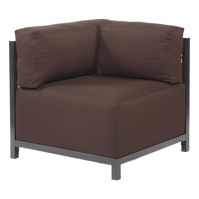 Axis Corner Chair Sterling Chocolate Titanium Frame For Sale