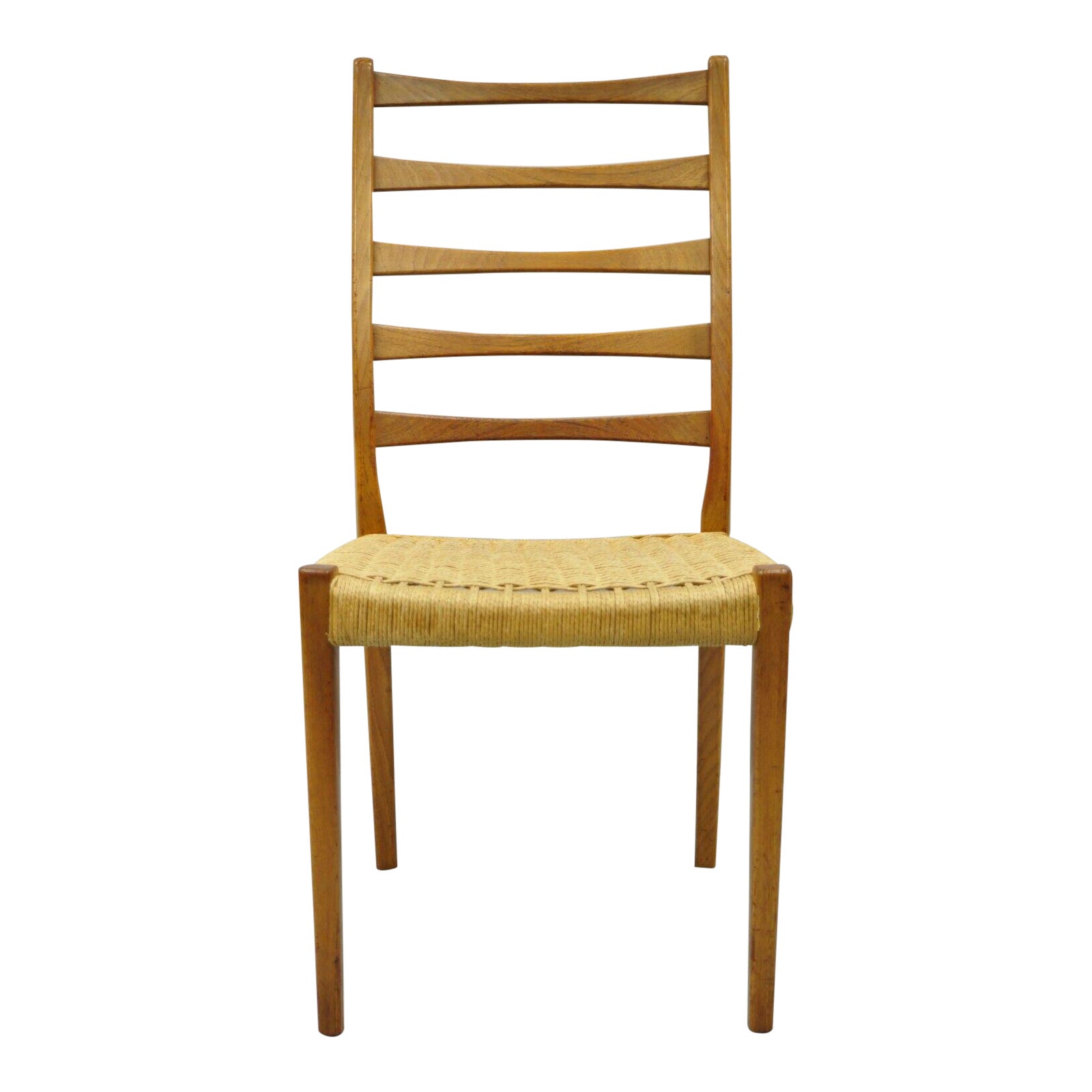 Vintage Mid Century Danish Swedish Modern Svegards Markaryd Teak Rope