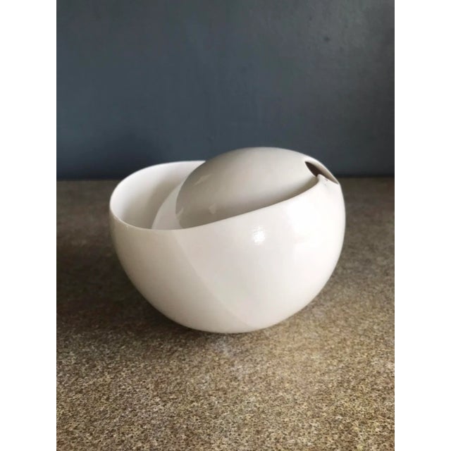 Abstract Rare Kurt Spurey Abstract Ceramic Vessel, Signed and Dated 75 For Sale - Image 3 of 11