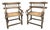 Pair Antique African Baule Chief Armchairs For Sale