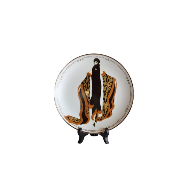 Art Deco Erté "Mystic" Limited Edition Plate For Sale - Image 3 of 8