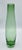 Contemporary Villeroy & Boch Green Optic Ribbed Tapered Fluted Glass Bud Vase For Sale - Image 3 of 8