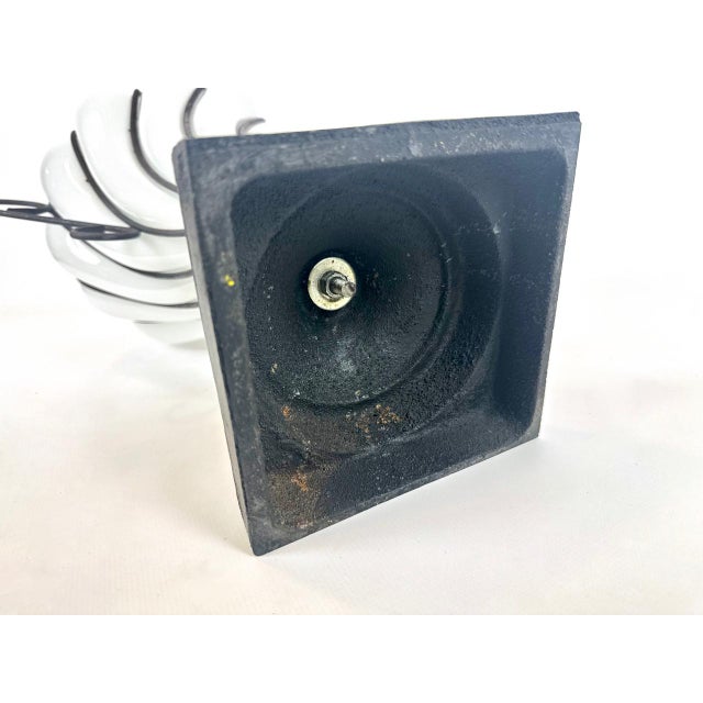 Large Caged Blown Glass Amphora Footed Vase by Leśna Huta, Poland, 1980s For Sale - Image 13 of 14