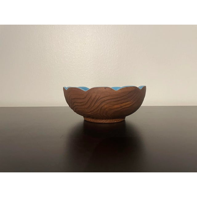 Brown Mid-Century Sequoia Ware Usa Pottery Candleholder Catchall For Sale - Image 8 of 10