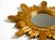 Mid-Century Modern Italian Sunburst Wall Mirror in Wood and Resin, 1950s For Sale - Image 10 of 15