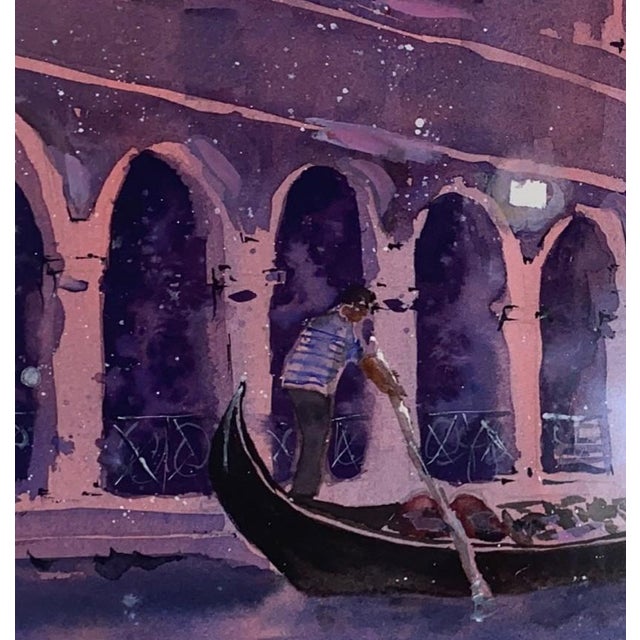 Venice, Italy - Magica Serata (2026) Watercolor on Paper Bathed in the soft glow of twilight, Venice at Sera captures the...