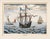Nautical 1970s Set of 2 Nautical Ship Engravings – La Flotte & a l'Ancre by f.h. Bruegel | Hand-Colored Maritime Prints 16x20 For Sale - Image 3 of 6