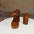 For your consideration, a set of there (3) salt and pepper mill designed by Jens Quistgaard for Dansk Designs. Crafted...