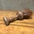 Cream Antique Shaving Brush Turned Wood Handle Horsehair or Badger Hair For Sale - Image 8 of 14