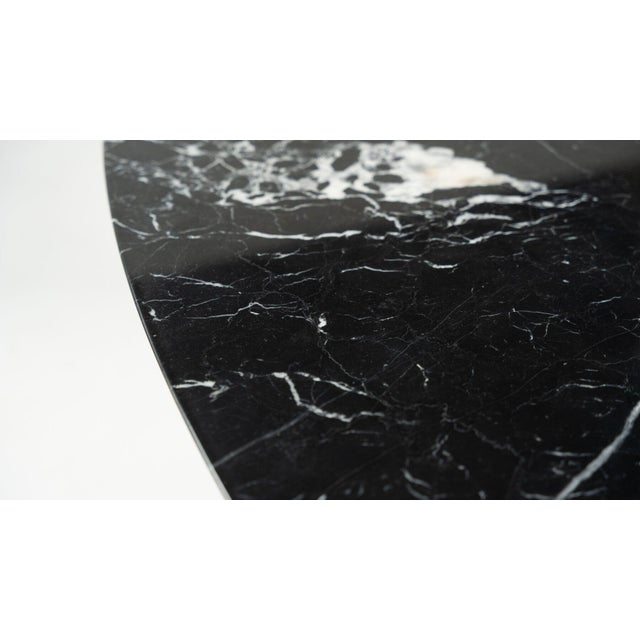 Black Marble Tulip Dining Table by Eero Saarinen for Knoll, 1960s For Sale - Image 10 of 11