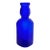 1930s Vintage Brookfield “Baby Top, Face” Cobalt Blue Glass Bottle For Sale