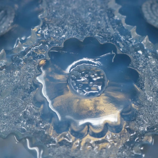 Rene Lalique Opalescent Glass 'Paquerettes' Daisies Vase For Sale - Image 10 of 13