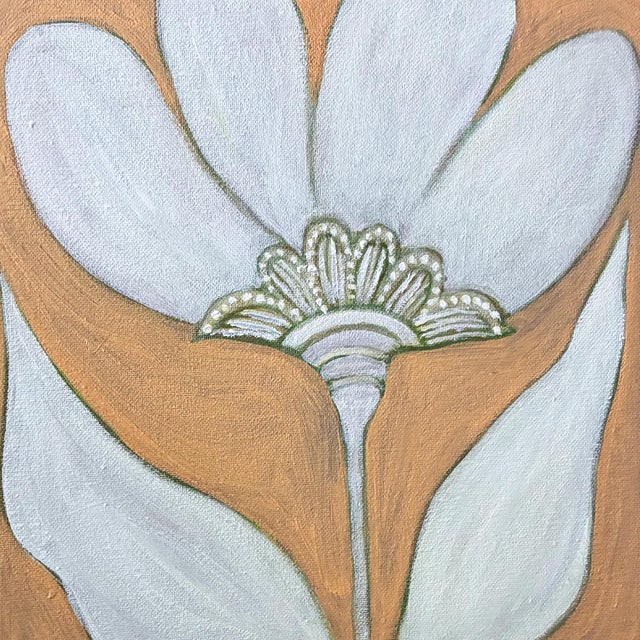 Finished in a gilded gold bamboo-style frame that beautifully complements the warm terracotta background. Ready to hang as...