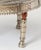 Moroccan Clad White Metal on Wood Round Coffee Table For Sale - Image 4 of 7