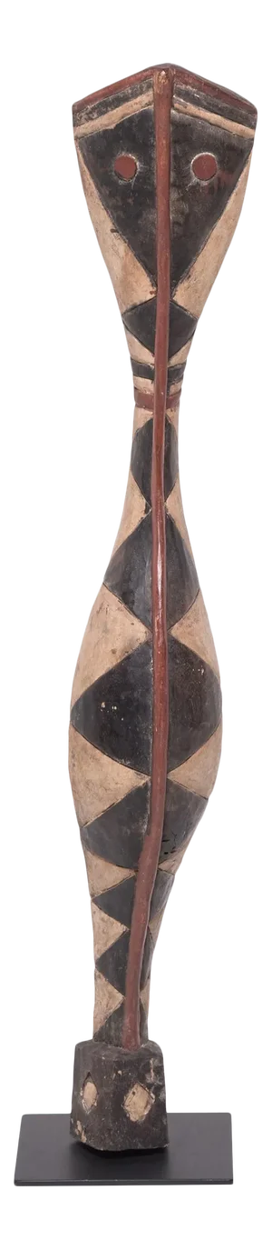Vintage African Baga Serpent Sculpture
