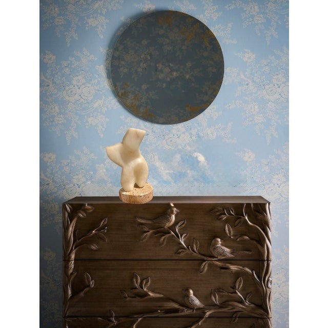 Abstract Alabaster Torso Sculpture by Frank Lauren, 14" H X 10" W For Sale - Image 9 of 10