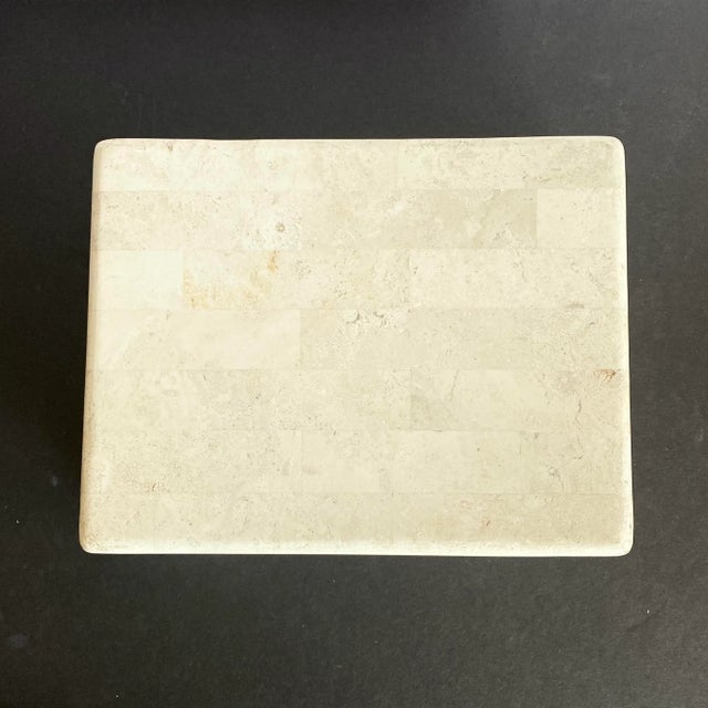Contemporary Late 20th Century Tessellated Stone Box For Sale - Image 3 of 11
