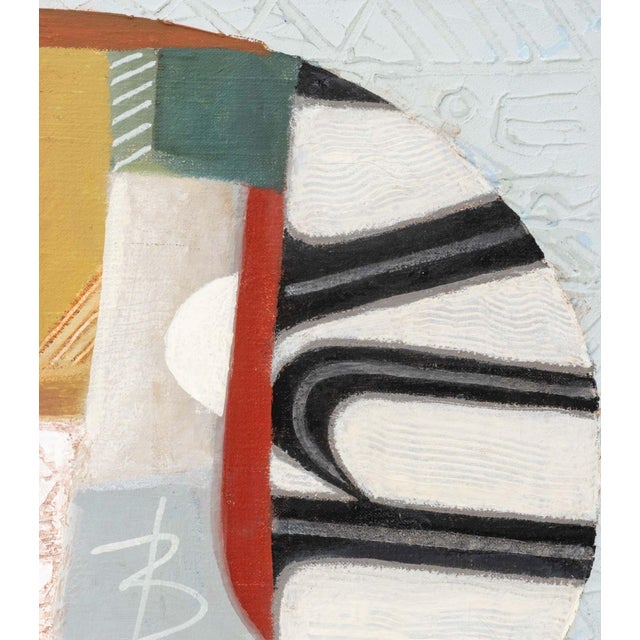 Max Papart "Hopi Bird No. 3" Oil on Canvas, 1977 For Sale - Image 4 of 10