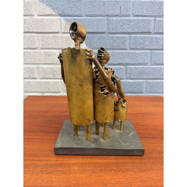 1960s Brutalist Torch Cut Sculpture by James Garner, Signed 1966 For Sale - Image 5 of 11