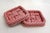 Pink Earthenware Bottle Coasters with Braided and Twisted Details from Vallauris, 1950s, Set of 2 For Sale - Image 3 of 10
