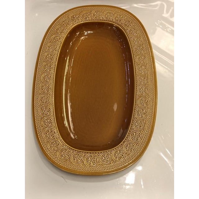Terracotta Colored Ceramic Margherita Dinner Service by Antonia Campi for Richard Ginori, Italy, 1960s, Set of 57 For Sale - Image 15 of 17