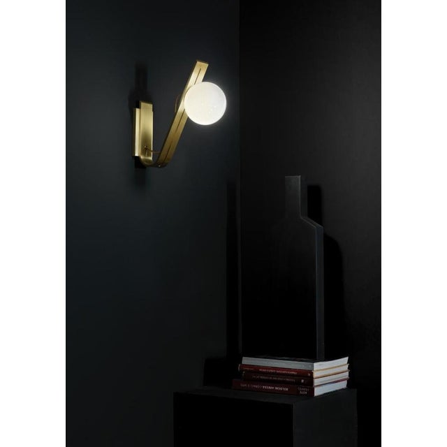 Gold Italian Daphne Brass Pendant Lamp by Esperia For Sale - Image 8 of 14