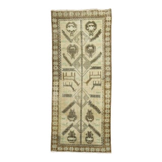 Vintage Tribal Pictorial Runner - 3' x 6'9" For Sale