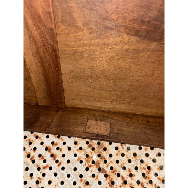 Brown Antique Wooden Box, 1900 For Sale - Image 8 of 10