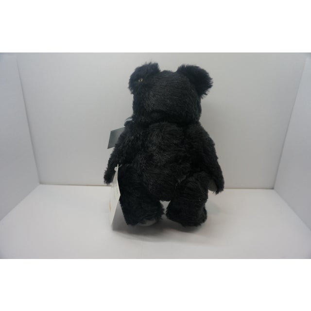 Traditional Vintage Steiff Limited Edition "Black Jackie" Mohair Teddy Bear - Mint With Tags For Sale - Image 3 of 4