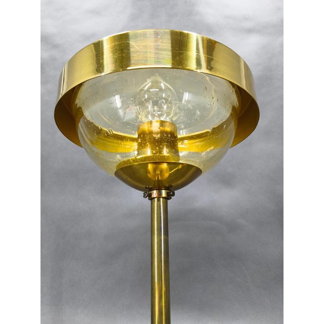 1970s Space Age Glass Table Lamp from Kamenický Šenov, 1970s For Sale - Image 5 of 11