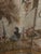 Late 20th Century Swedish Painted Five-Panel Screen 18th Century Painted Canvas Panels, Assembled 20th Century For Sale - Image 5 of 10
