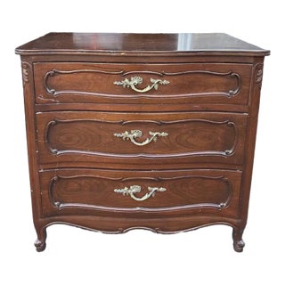 French Solid Wood Accent Chest For Sale