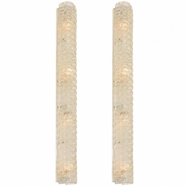 1960s Bubble Glass Wall Light Fixture from Hillebrand, Germany, 1960s For Sale - Image 5 of 13