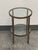 Gump's Larson Antiqued-Bronze Iron Frame Side Table For Sale - Image 9 of 12