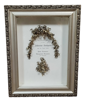 Vintage Framed Wedding Anniversary Composition, 1920s