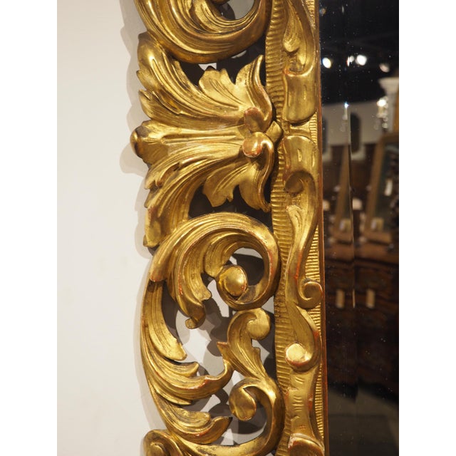 A Fine Late 18th Century Italian Florentine Carved and Gilded Mirror For Sale - Image 17 of 18