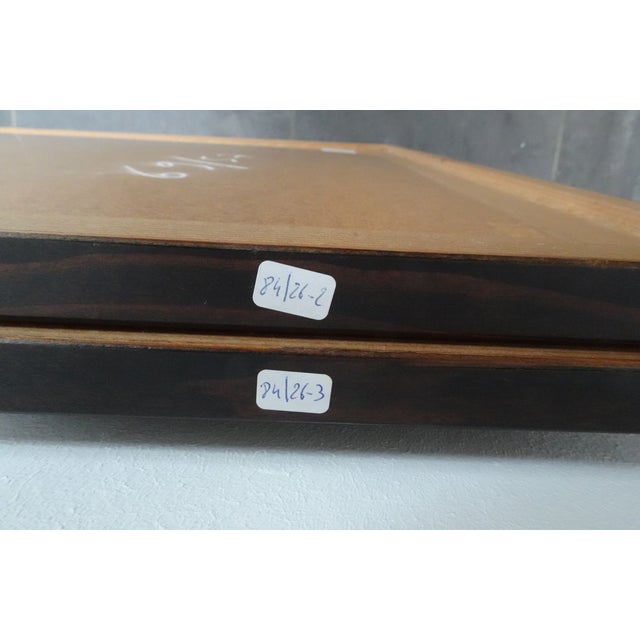 Compositions, 1970s, Large Aquatint Etchings, Framed, Set of 2 For Sale - Image 9 of 18