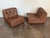 Vintage 1970's Brown Leather Modular Sofa For Sale - Image 16 of 18