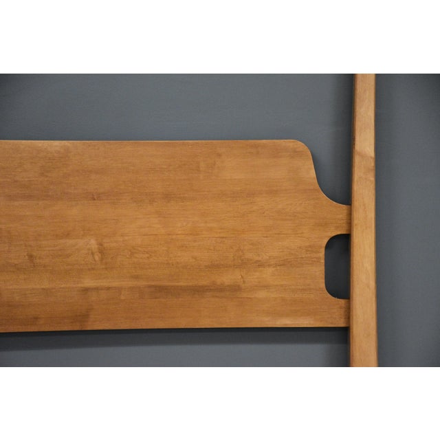 Wood King Maple Pencil Post Bed by Ethan Allen Country Colors For Sale - Image 7 of 10