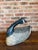 Master-Carved Antique Folk Art Preening Canada Goose Decoy For Sale - Image 16 of 18