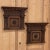 Neoclassical Antique Italian Walnut Decorative Wall Panels- a Pair For Sale - Image 3 of 13