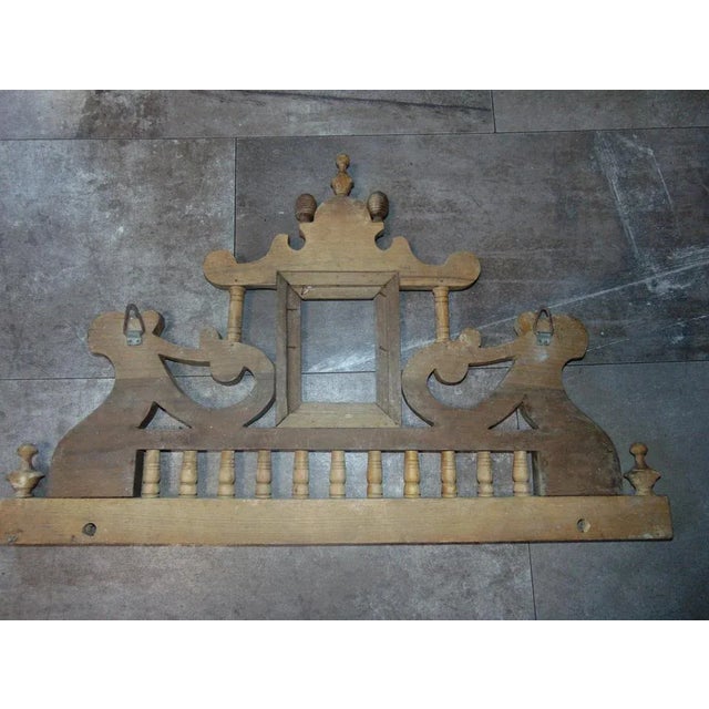 Brown Vintage Beech Pre-War Frame For Sale - Image 8 of 9