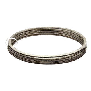 Gurhan Vertex Set of 5 Sterling Hammered Bangle 8.5" For Sale