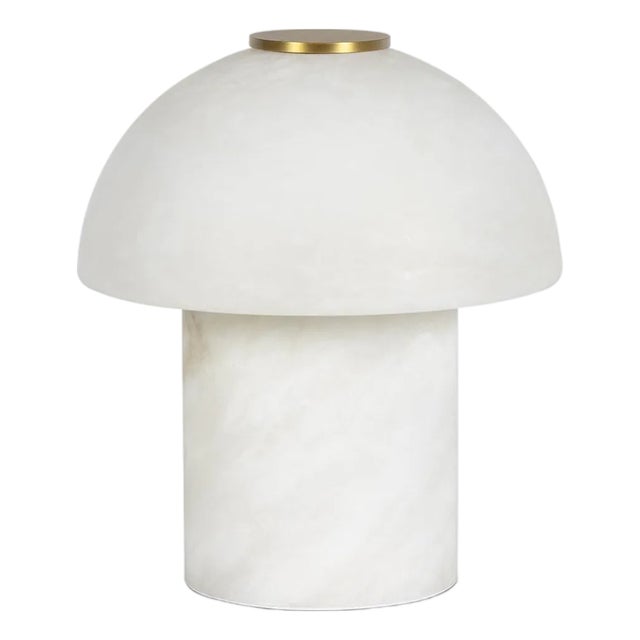 Regina Andrew Bonnie Alabaster Mini Lamp For Sale