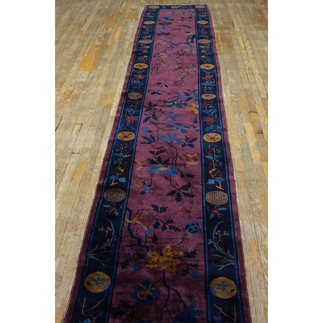 1920s Chinese Art Deco Carpet ( 2'9" x 13'10" - 84 x 422 ) Antique Chinese – Art Deco Hallway Runner Wool Manchester...