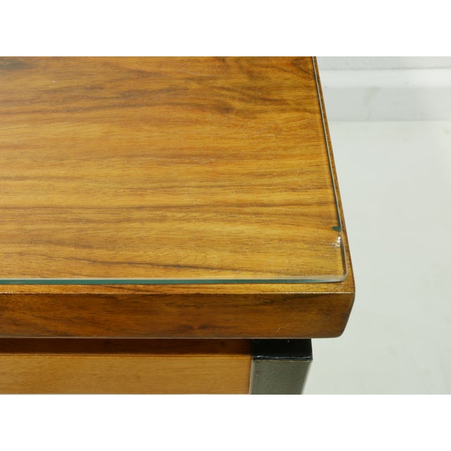 Mid-Century Coffee Table with Glass Top and Tubular Steel Legs, 1960s For Sale - Image 10 of 11