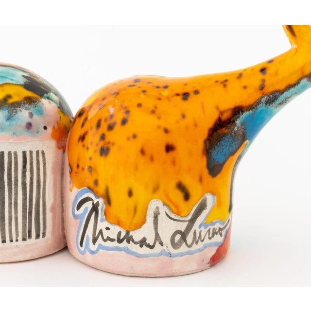 Michael Lucero "Eyes" Double Spouted Vessel, 1995 For Sale - Image 11 of 14