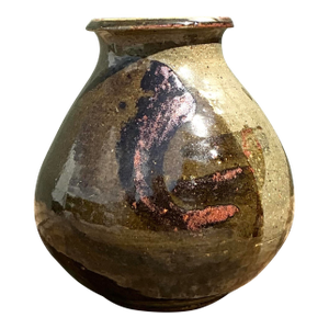 Vintage Original Studio Pottery Swirl Vase